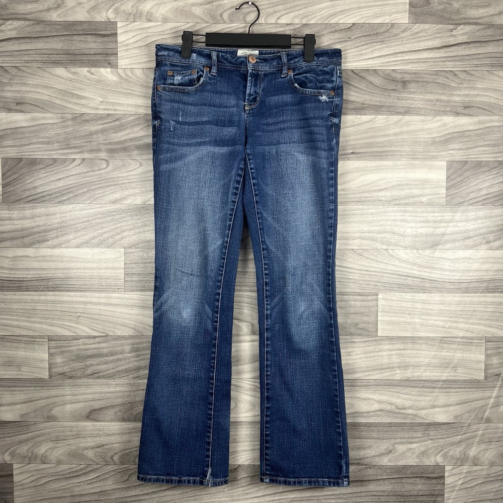Aeropostale Jeans Womens 5/6 Fit (29x30) Blue Straight Leg Chelsea Bootcut Denim